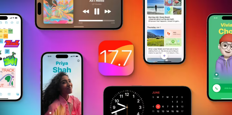 彭山苹果手机维修分享苹果 iOS / iPadOS 17.7.1 正式版推送 